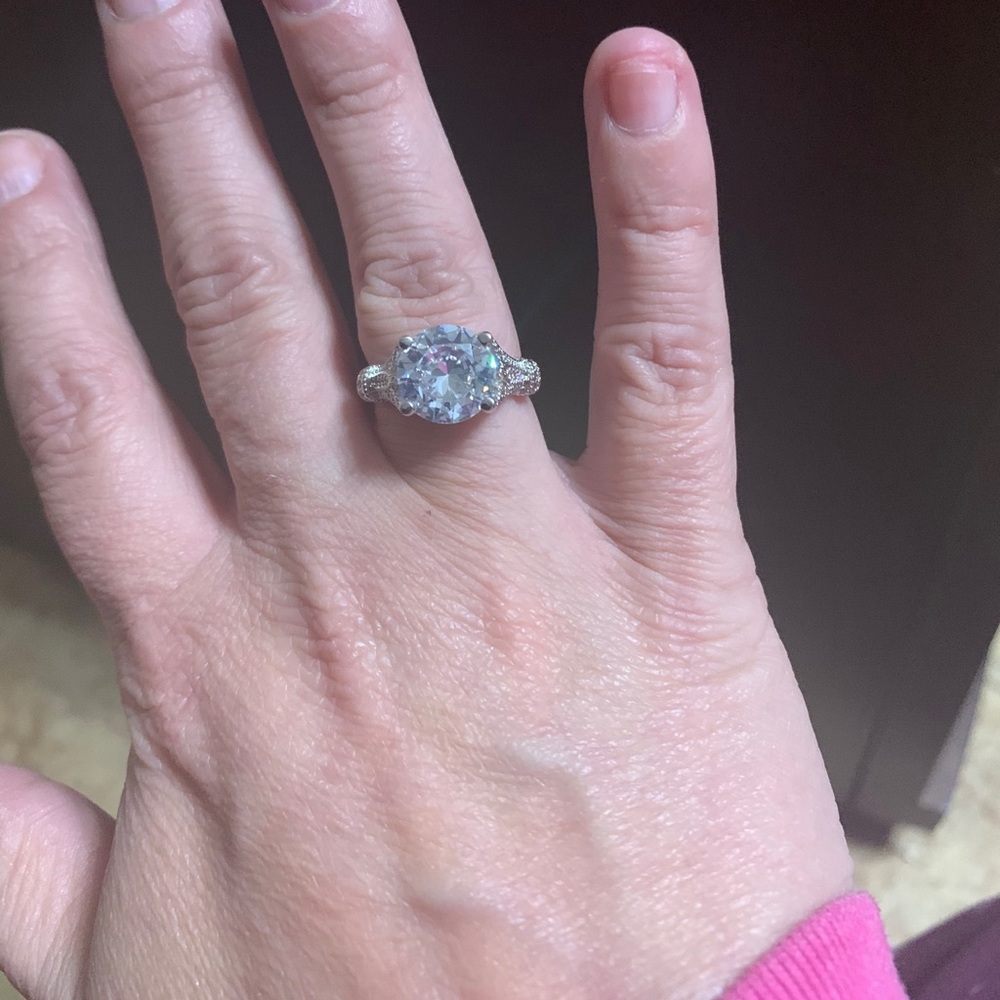 Moissanite ring